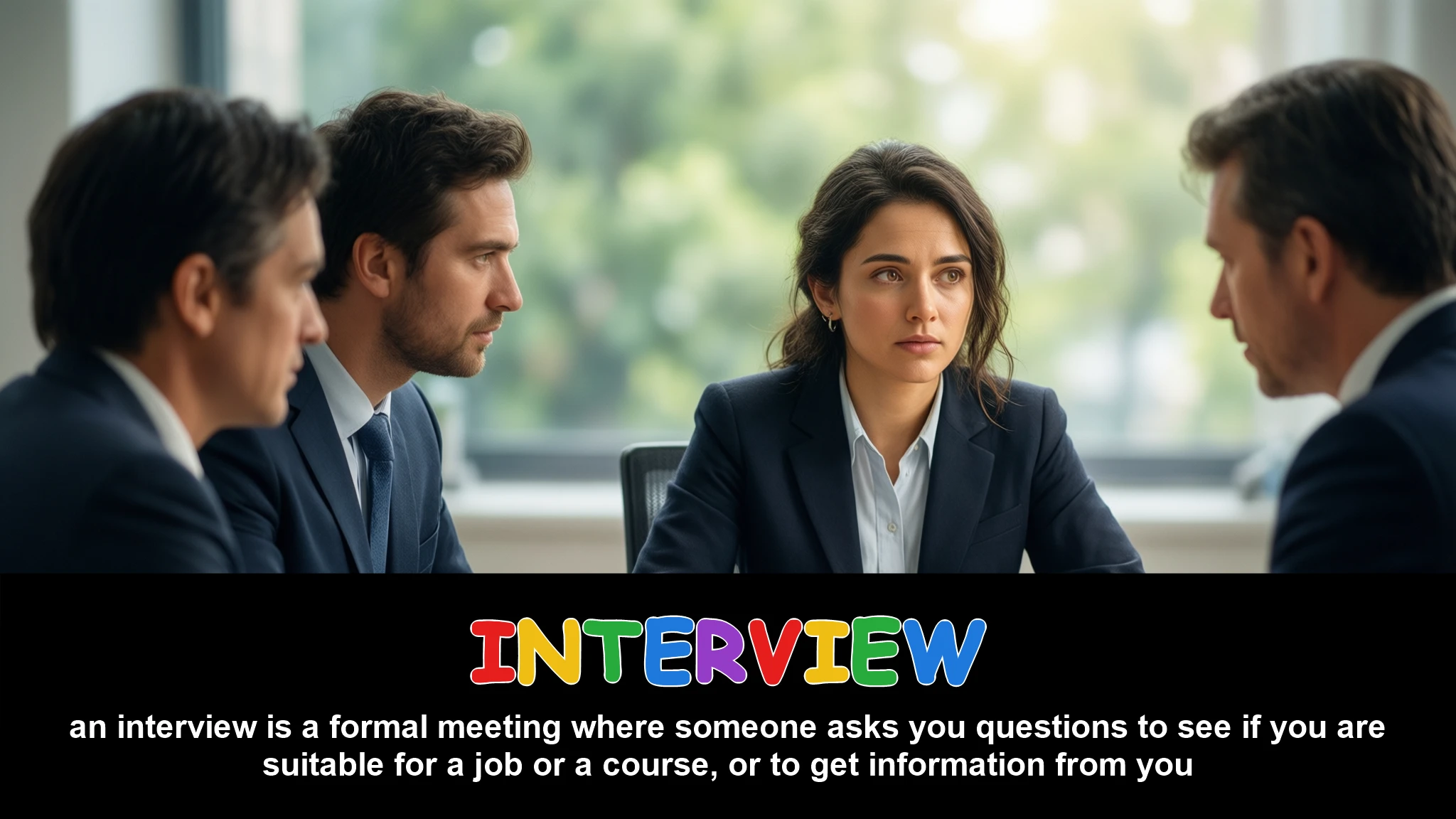 English Illustration for interview